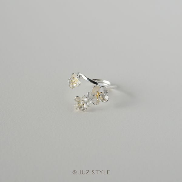  Nhẫn bạc Cherry Blossom 