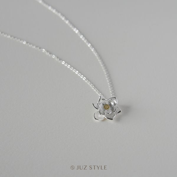  Dây chuyền bạc Lotus 