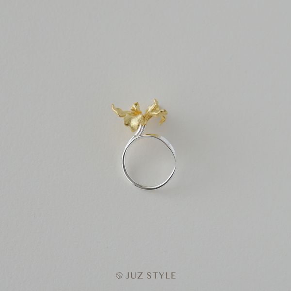  Nhẫn bạc mạ vàng Iris 