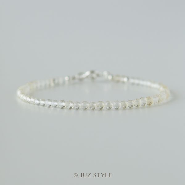  Vòng tay đá Citrine thạch anh vàng 2.6mm 