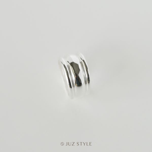  Nhẫn bạc Bold lines 