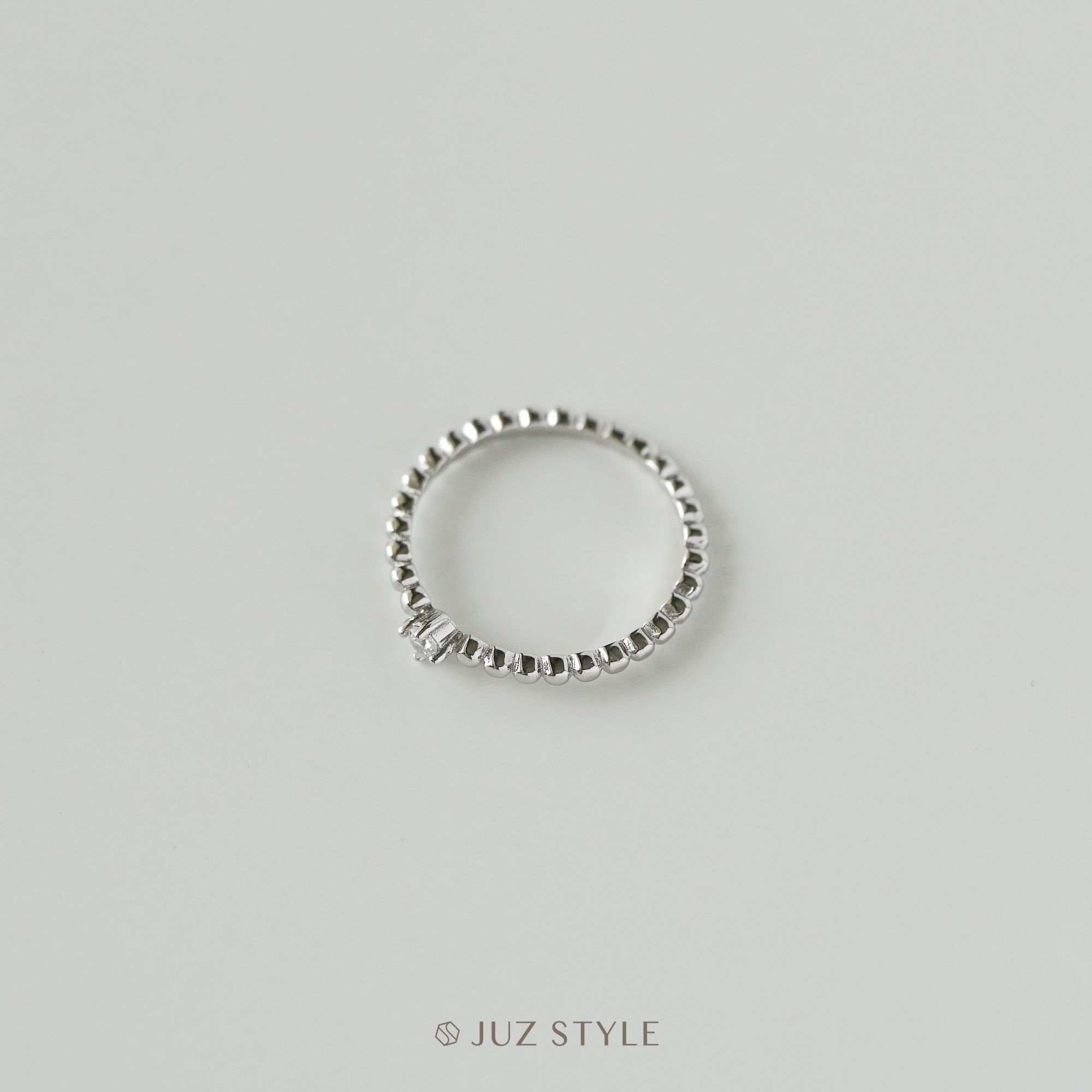  Nhẫn bạc Cz Dotted 