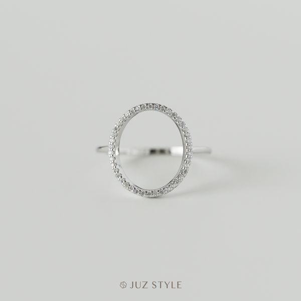  Nhẫn bạc Circle Cz 
