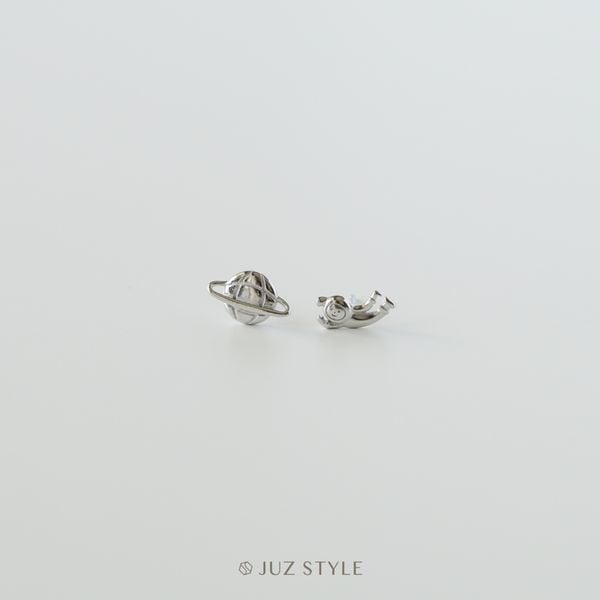  Bông tai bạc Astronaut & Planet 