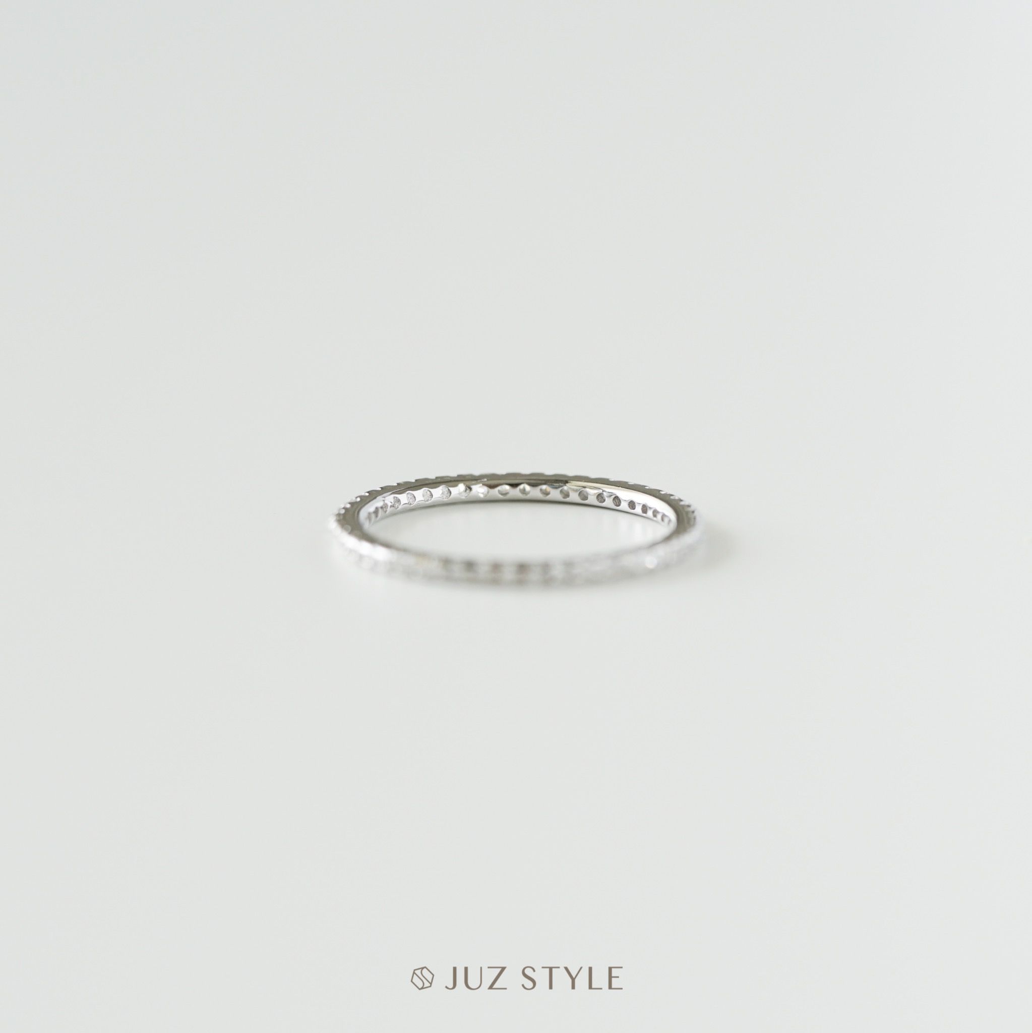  Nhẫn bạc Cz Round 