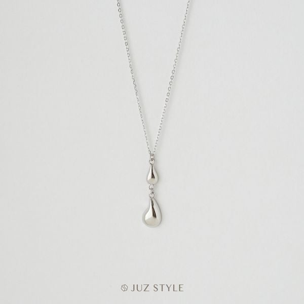  Dây chuyền bạc Falling drops 