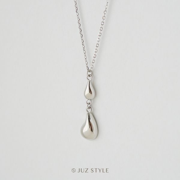  Dây chuyền bạc Falling drops 