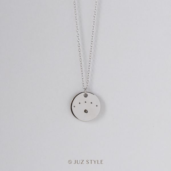  Dây chuyền bạc Cz Eye Tag 