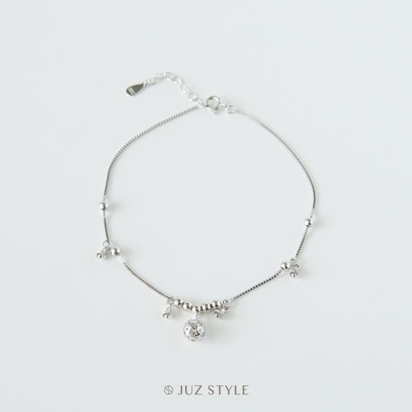  Lắc chân bạc Ball & Bells 