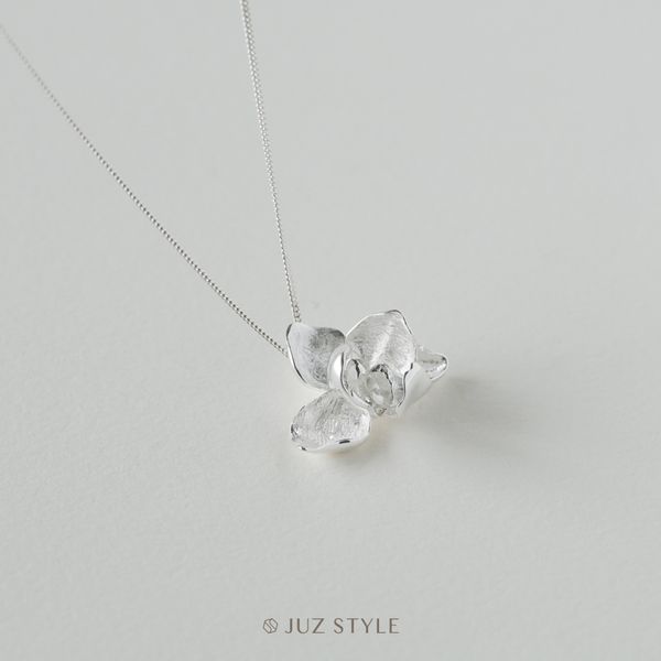  Mặt dây chuyền bạc Butterfly Orchid 