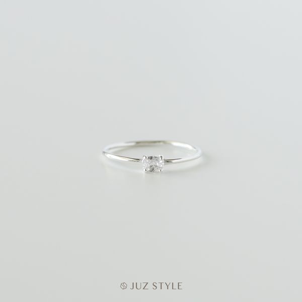  Nhẫn bạc Oval Cz 