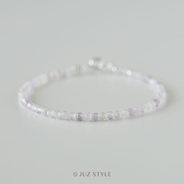  Vòng tay đá Amethyst lavender 3mm 