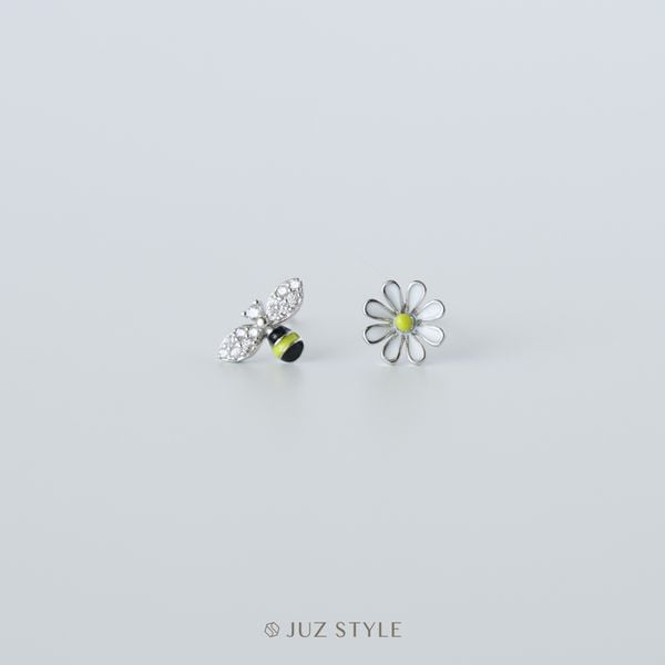  Bông tai bạc Bee & Daisy 