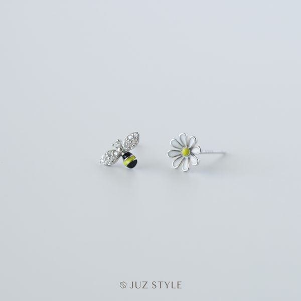  Bông tai bạc Bee & Daisy 
