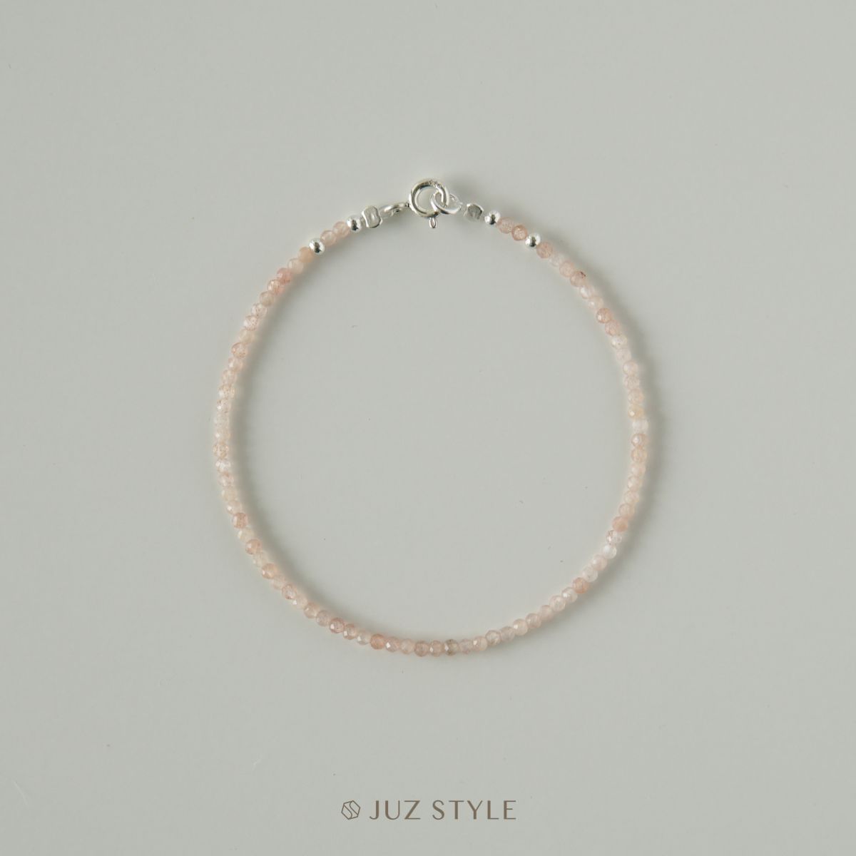 Vòng tay đá Moonstone cam 1.9mm 