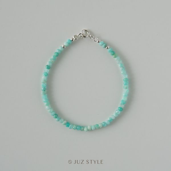  Vòng tay đá Amazonite 3x2mm 