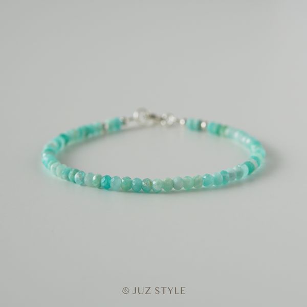  Vòng tay đá Amazonite 3x2mm 