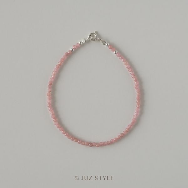  Vòng tay đá Rhodochrosite (Đào hoa) 2.3mm 