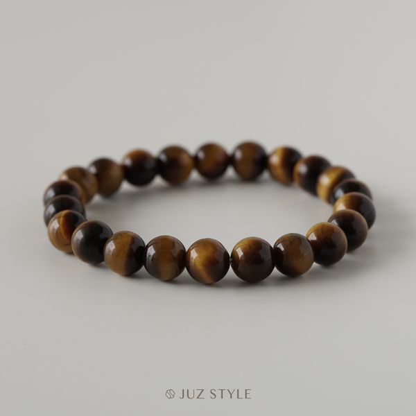  Vòng tay đá Yellow tiger’s eye 8~8.5mm 