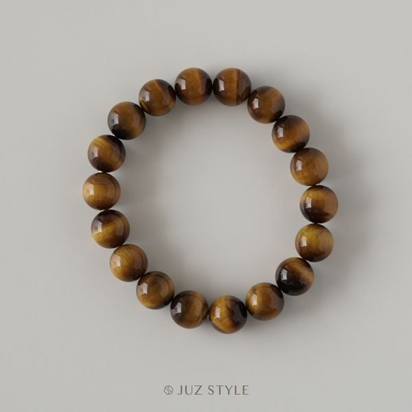  Vòng tay đá Yellow tiger’s eye 10mm 