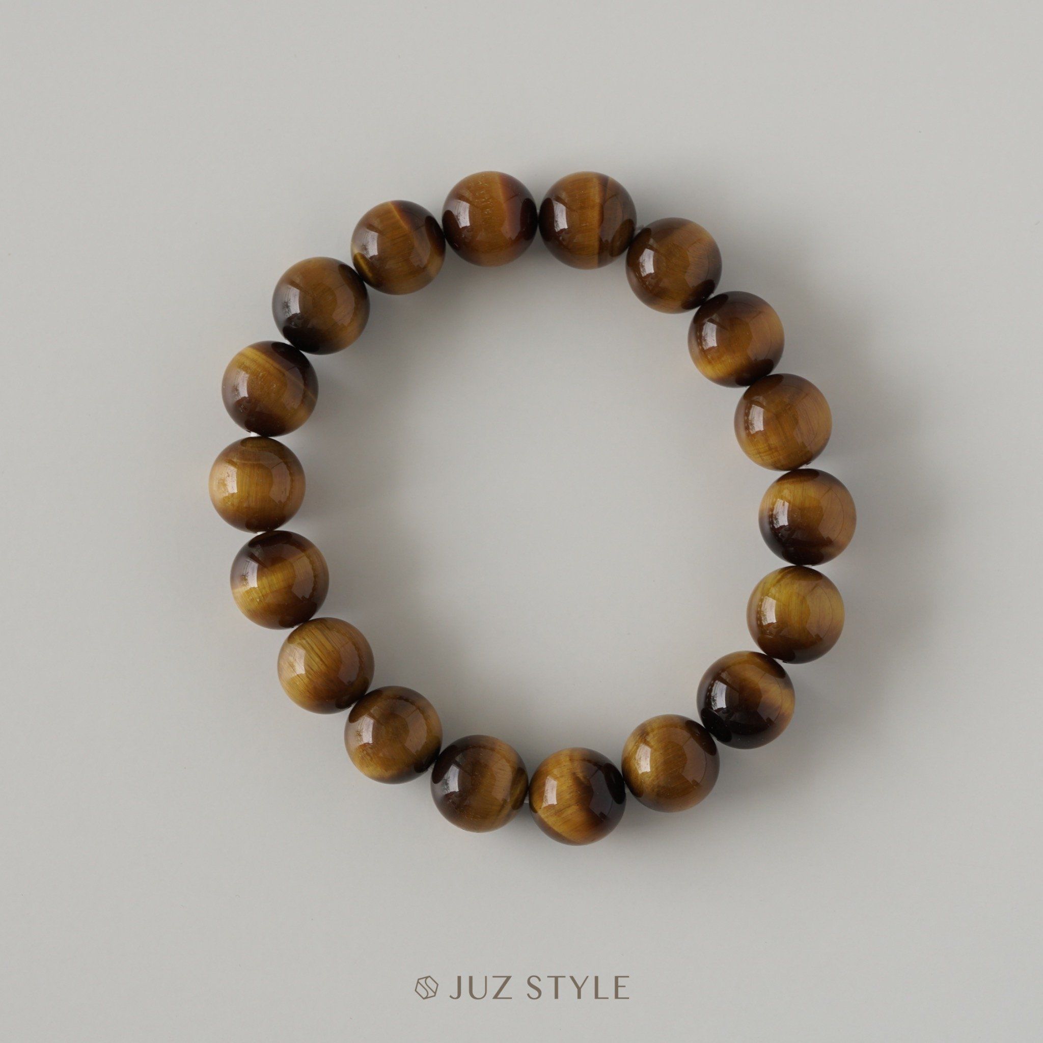  Vòng tay đá Yellow tiger’s eye 10mm 