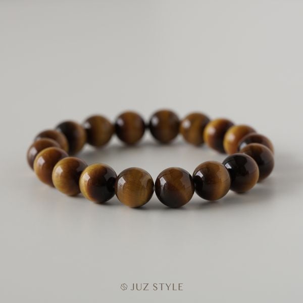  Vòng tay đá Yellow tiger’s eye 10mm 