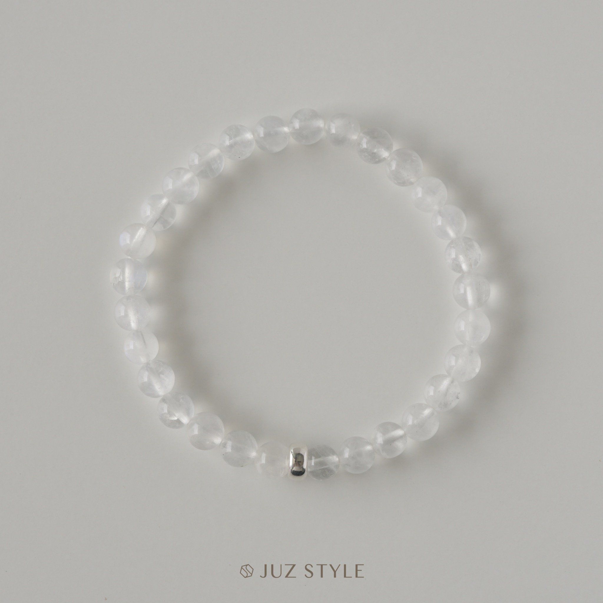  Vòng tay đá Rainbow Moonstone 6~6.3mm 