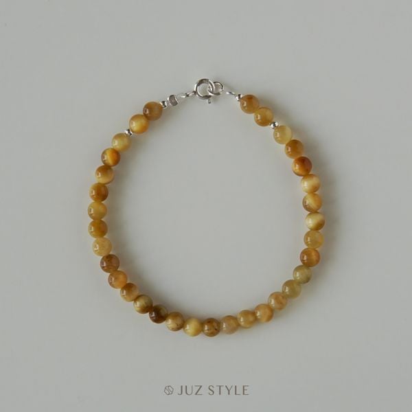  Vòng tay đá Golden Tiger’s Eye 4.4mm 
