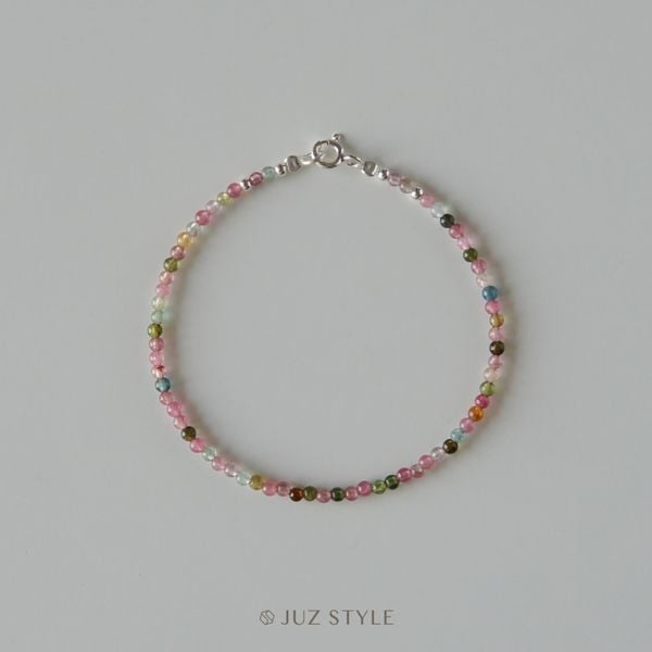  Vòng tay đá Tourmaline 2.4mm 