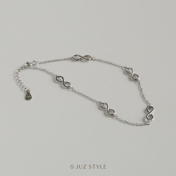  Lắc chân bạc Infinity 