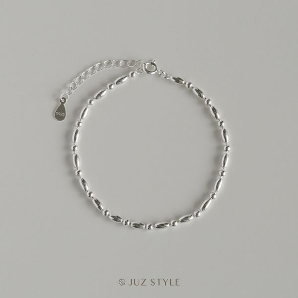  Lắc tay bạc Ball & Oval ball 