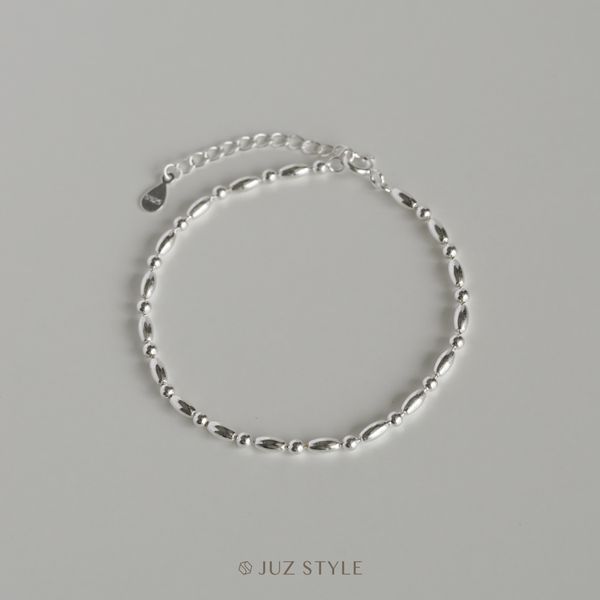  Lắc tay bạc Ball & Oval ball 