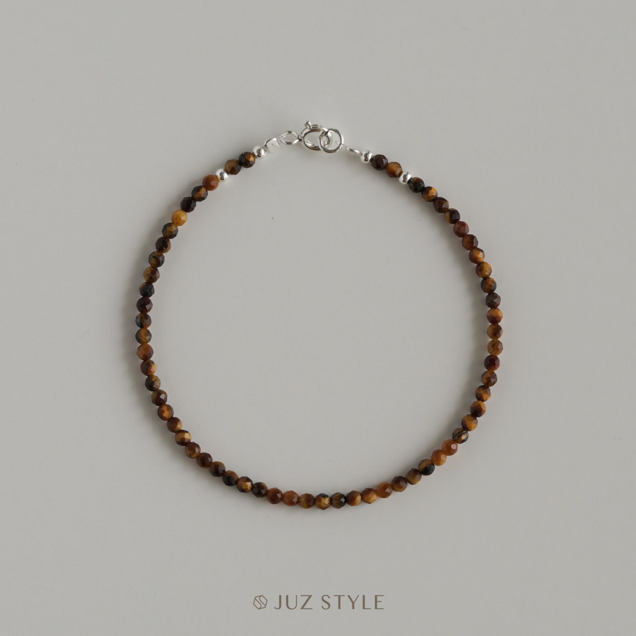  Vòng tay đá Yellow tiger’s eye 2.5mm 