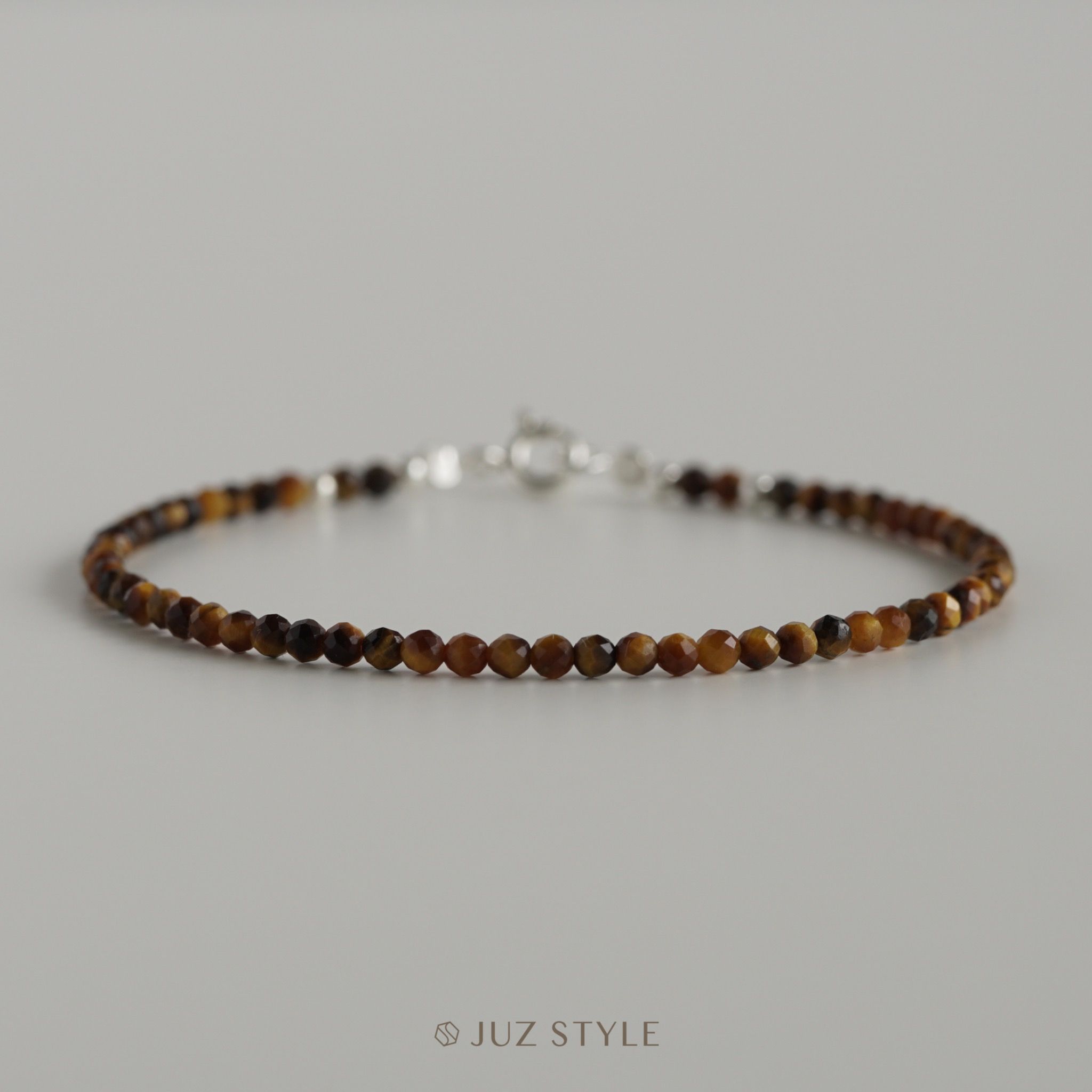  Vòng tay đá Yellow tiger’s eye 2.5mm 