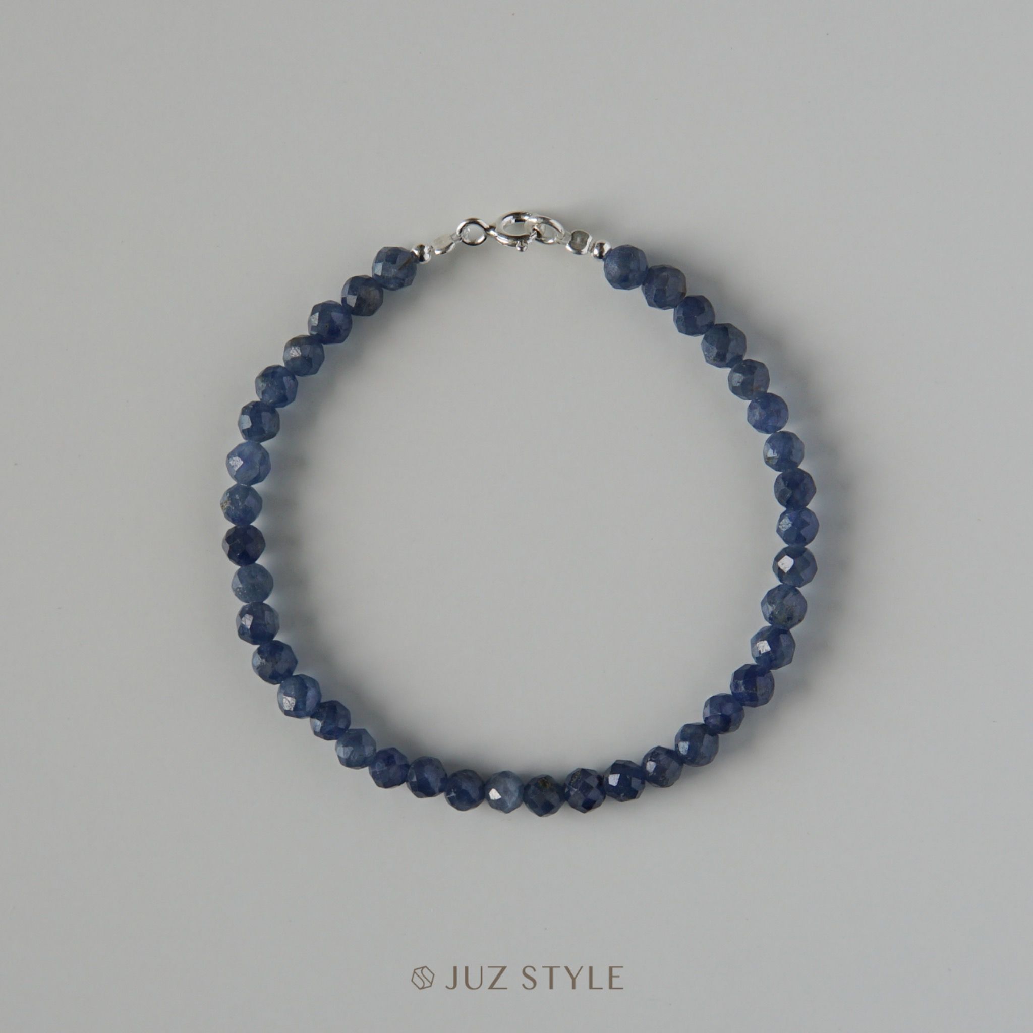  Vòng tay đá Sapphire Burma 4mm 