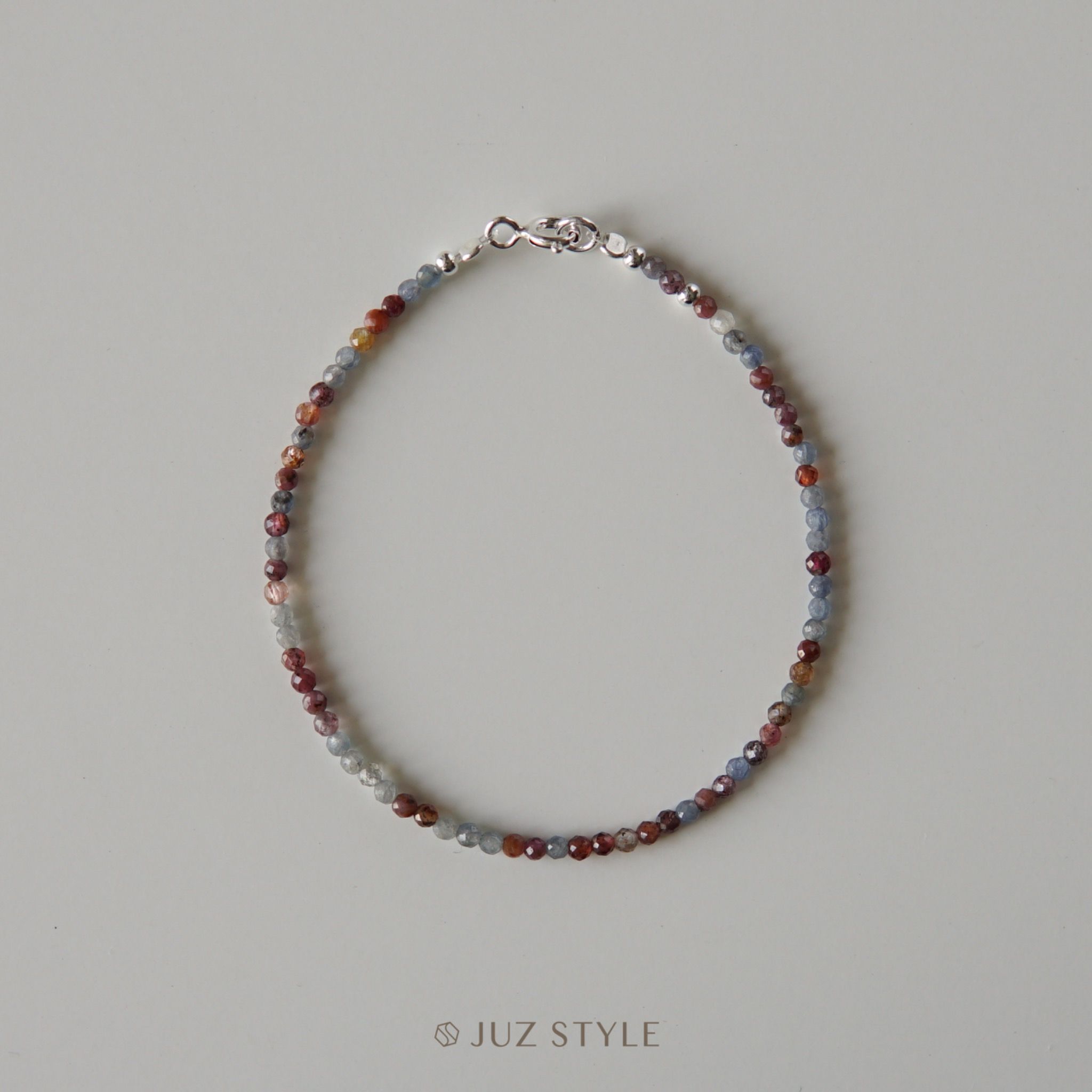  Vòng tay đá Ruby & Sapphire 2mm 
