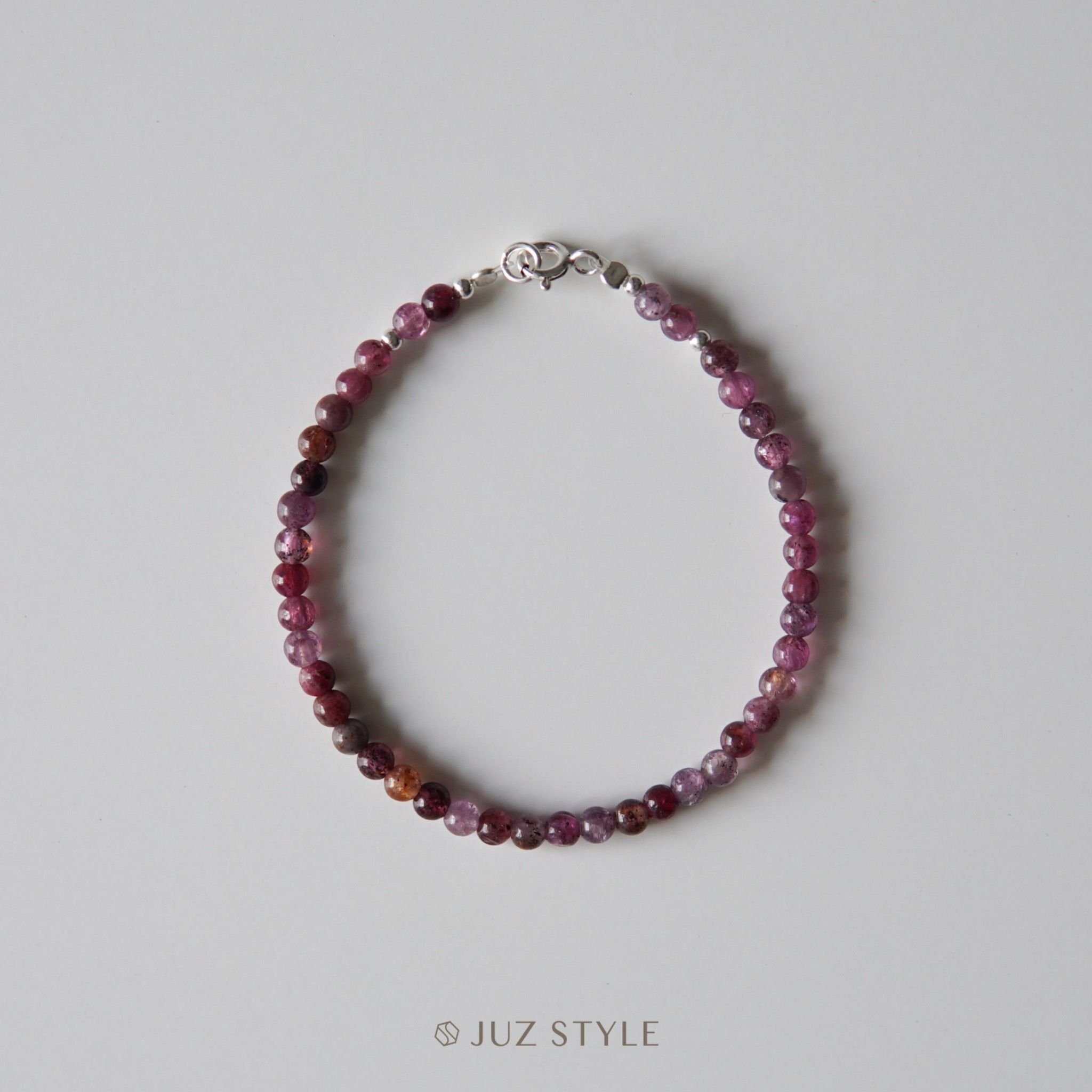  Vòng tay đá Ruby & Sapphire 3.5mm 