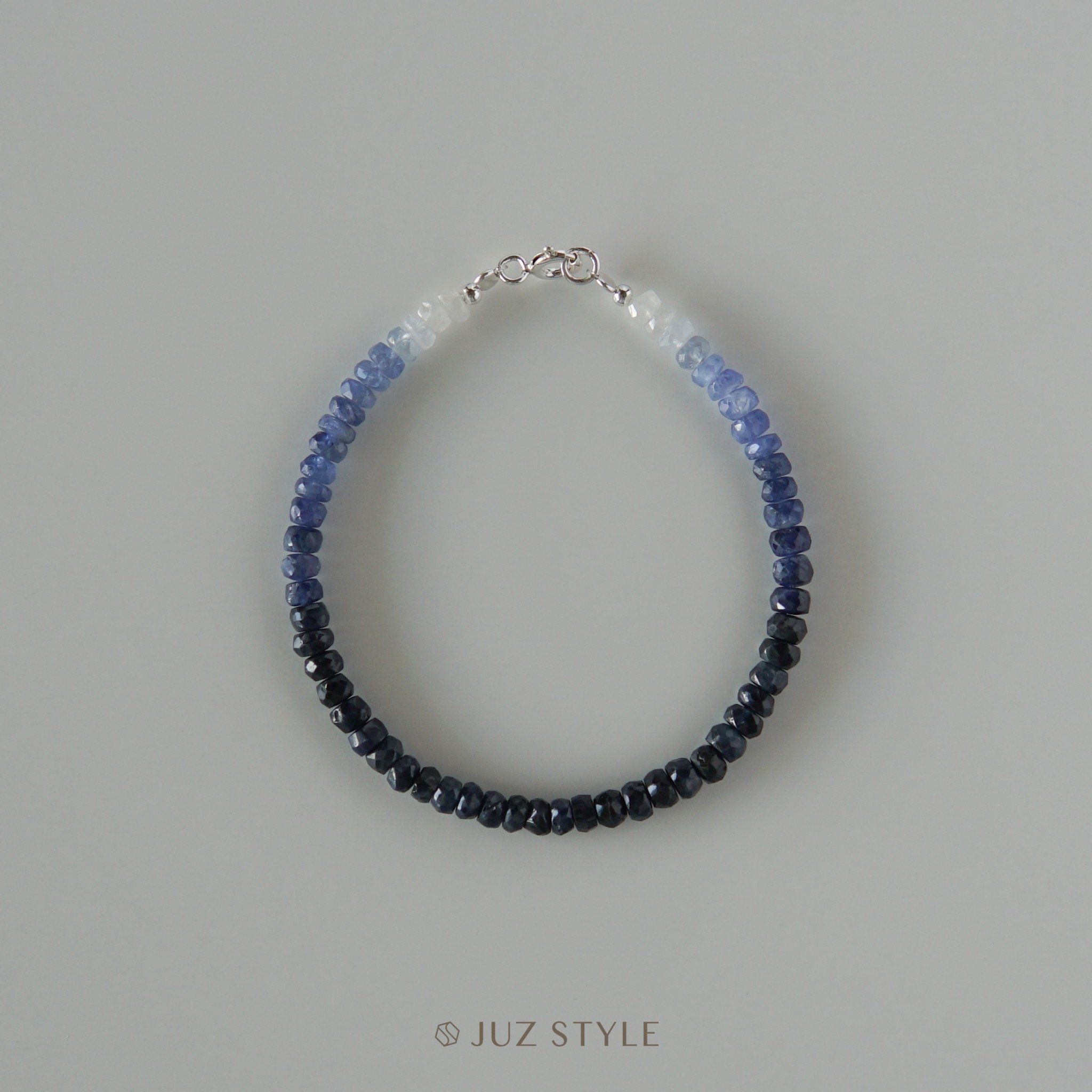  Vòng tay đá Sapphire Ombré 3.7~3.9mm 