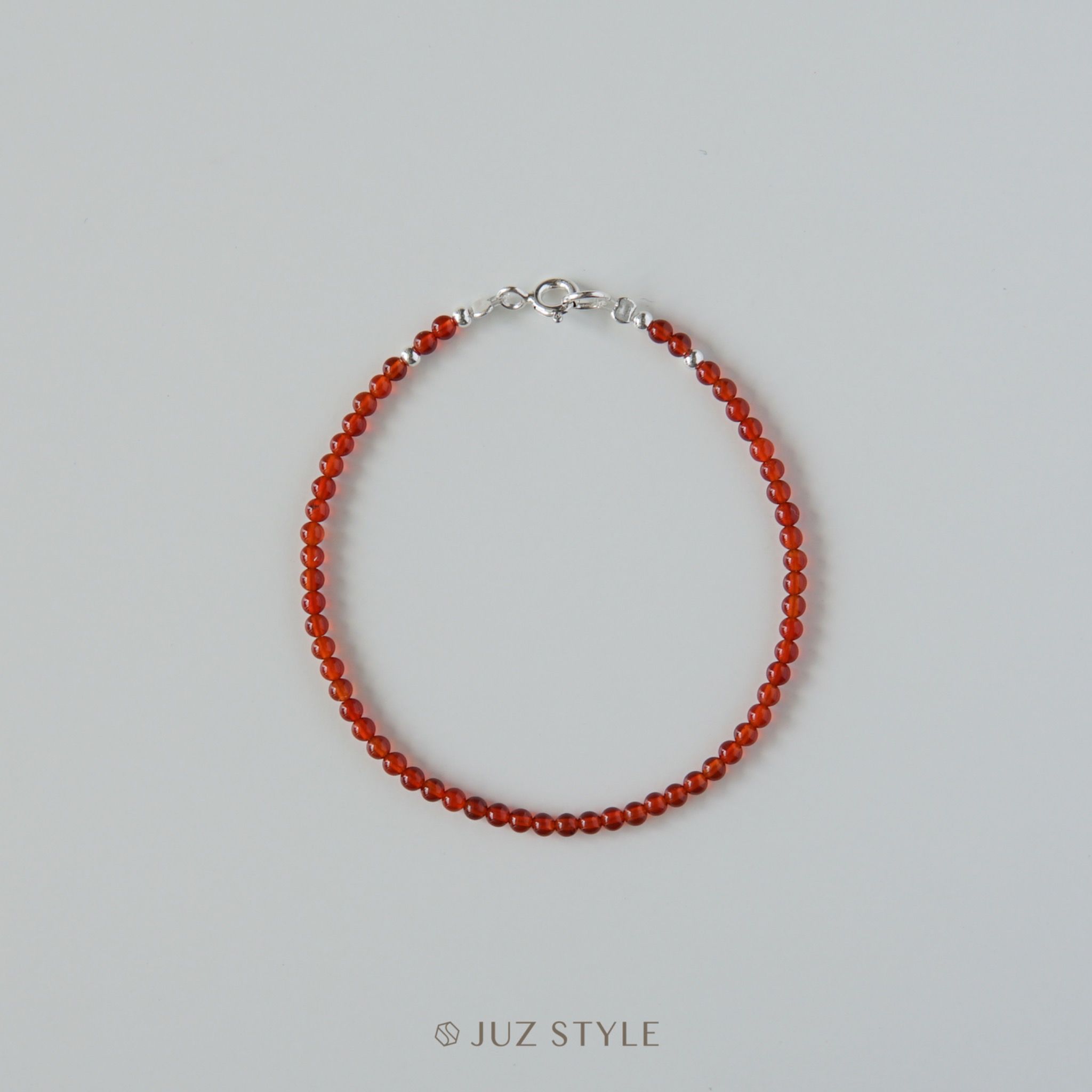  Vòng tay đá Red Agate 2.4mm 