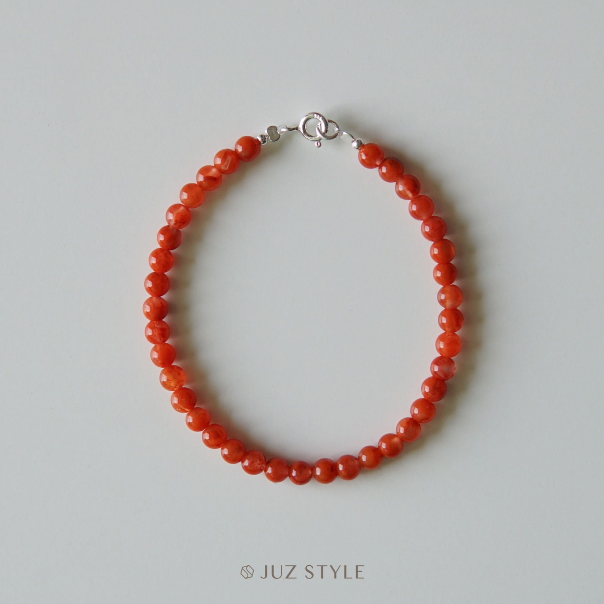  Vòng tay đá South red agate 4mm 