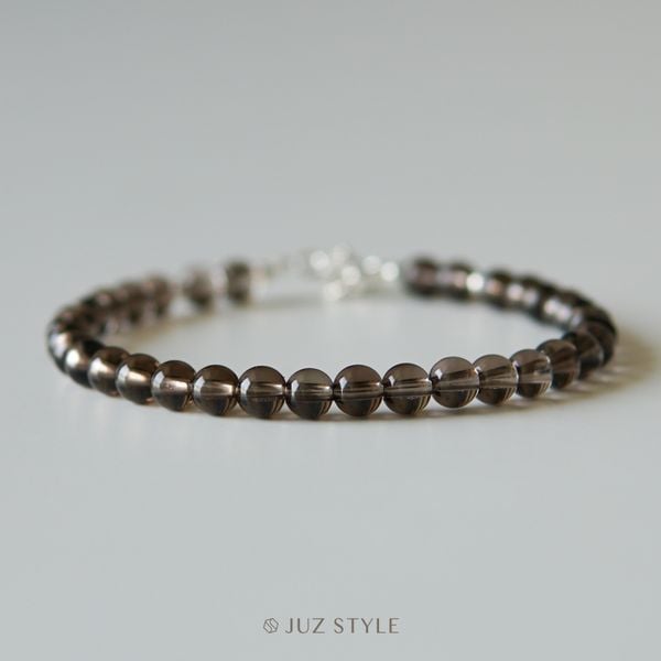  Vòng tay đá Smoky quartz 4.5mm 
