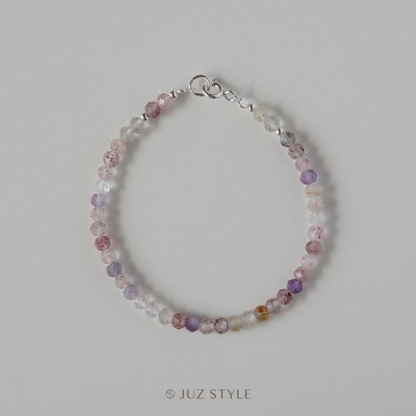  Vòng tay đá Super seven 4x3mm 