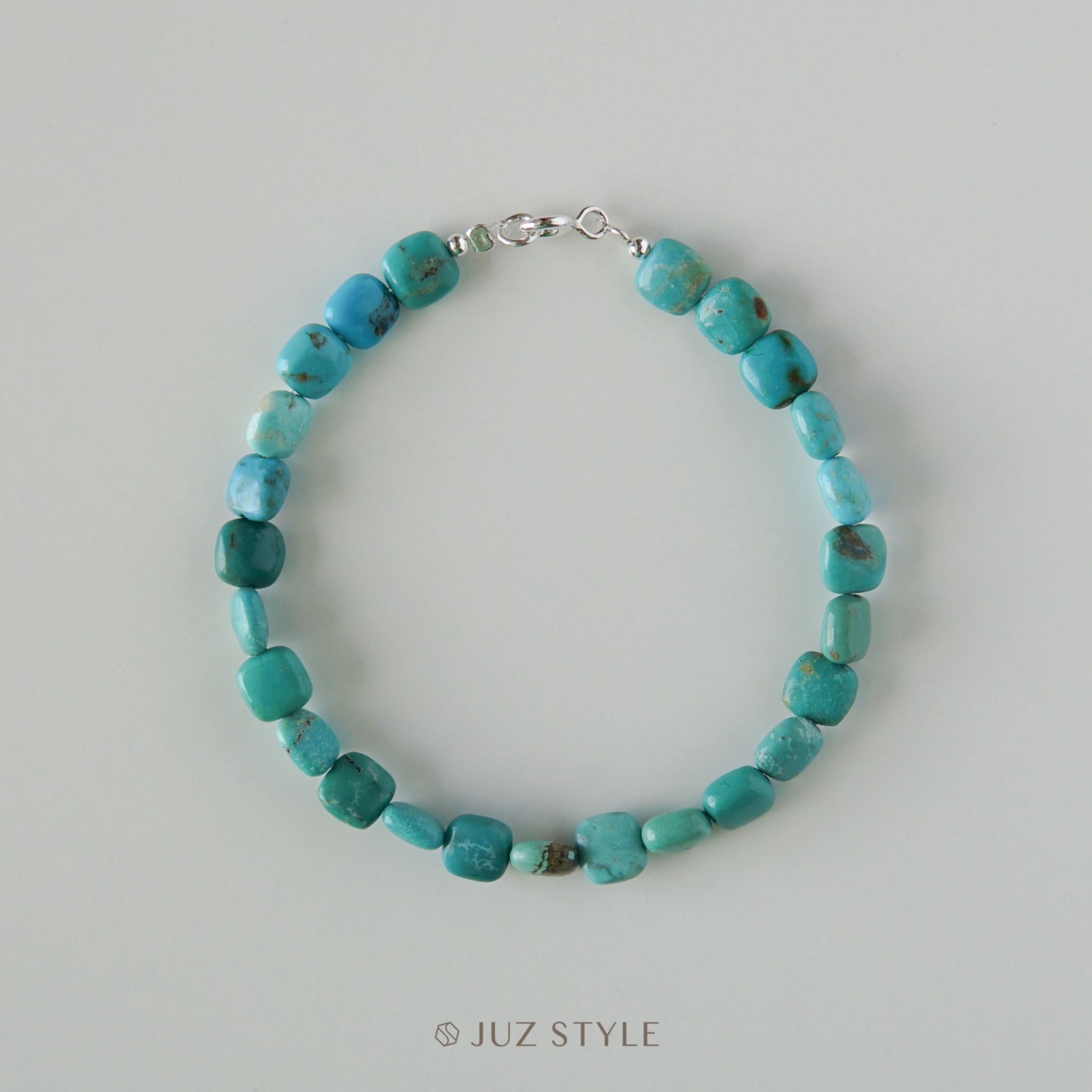  Vòng tay đá Turquoise 6mm 17cm 