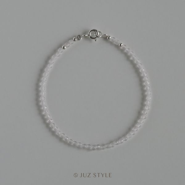 Vòng tay đá Rose quartz 2.5mm 