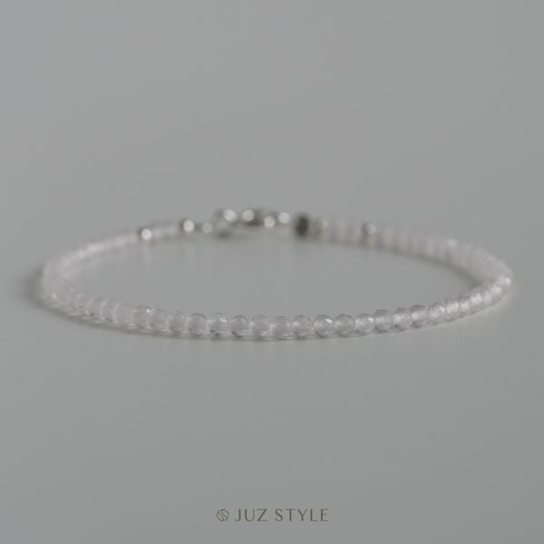  Vòng tay đá Rose quartz 2.5mm 