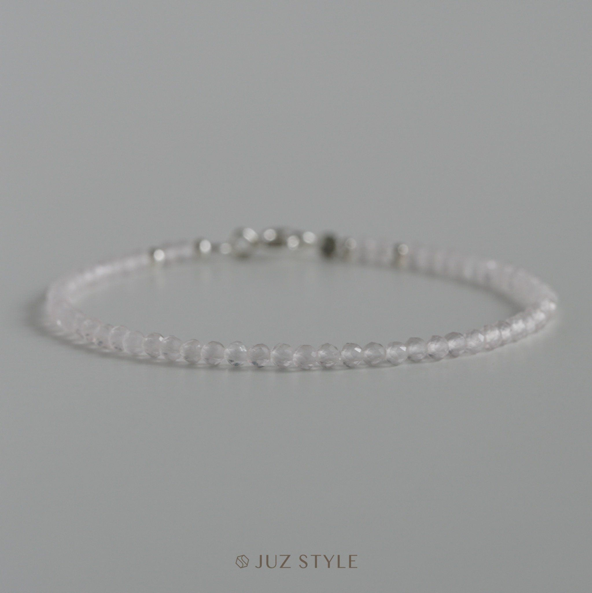  Vòng tay đá Rose quartz 2.5mm 