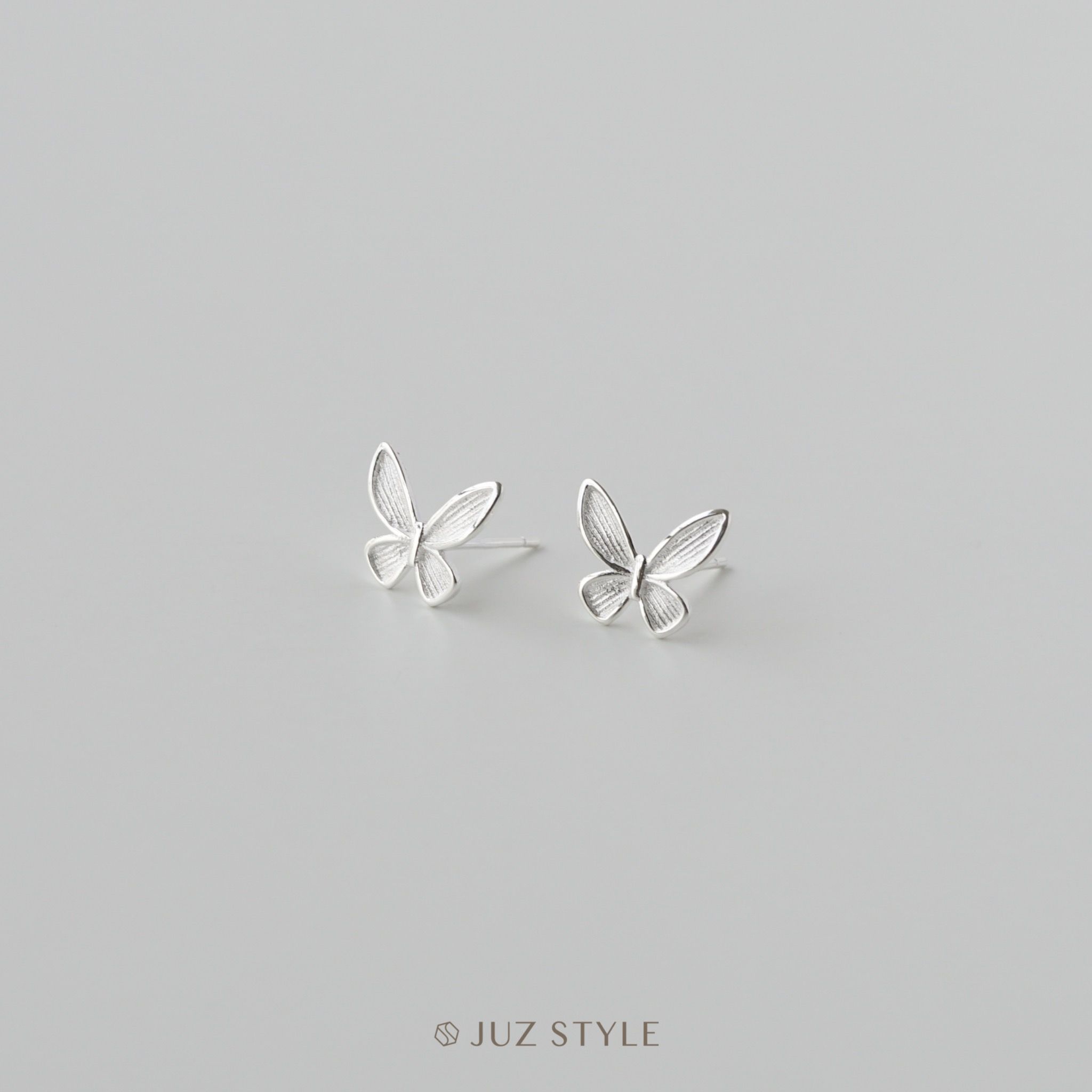  Bông tai bạc Butterfly 