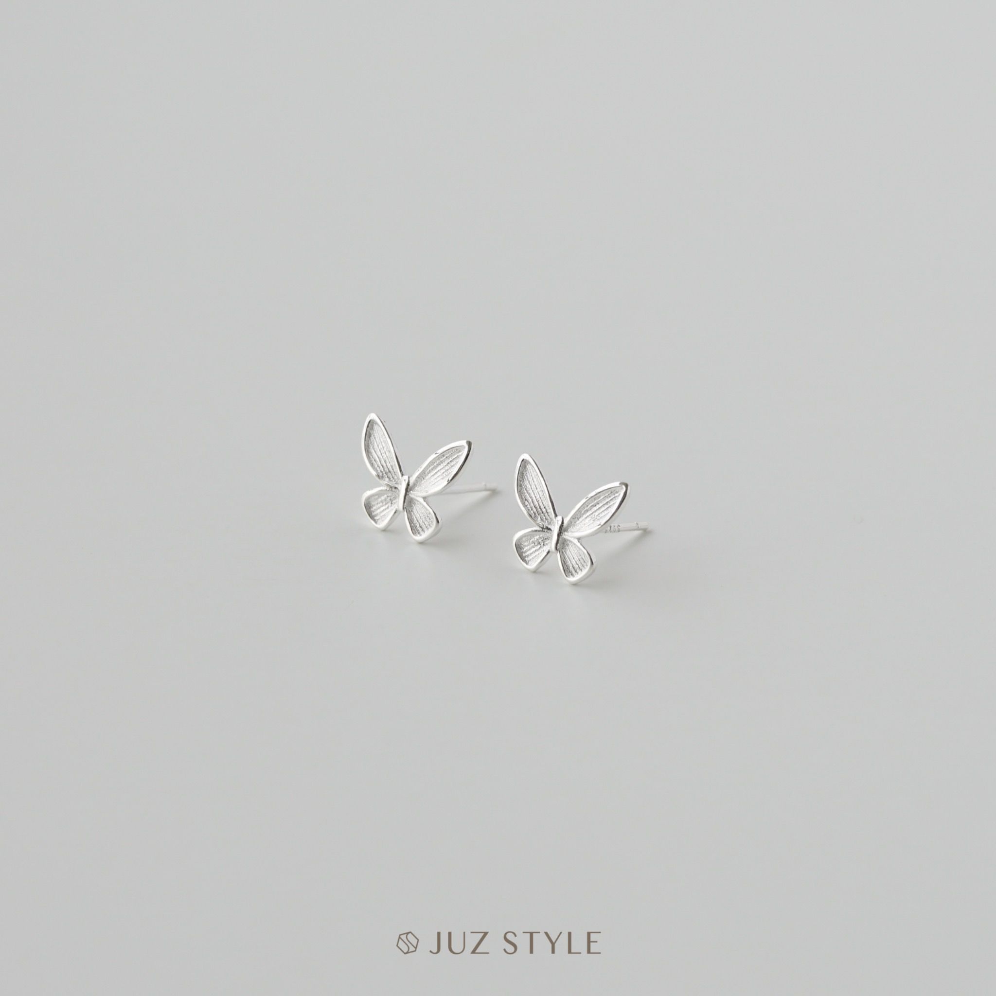  Bông tai bạc Butterfly 