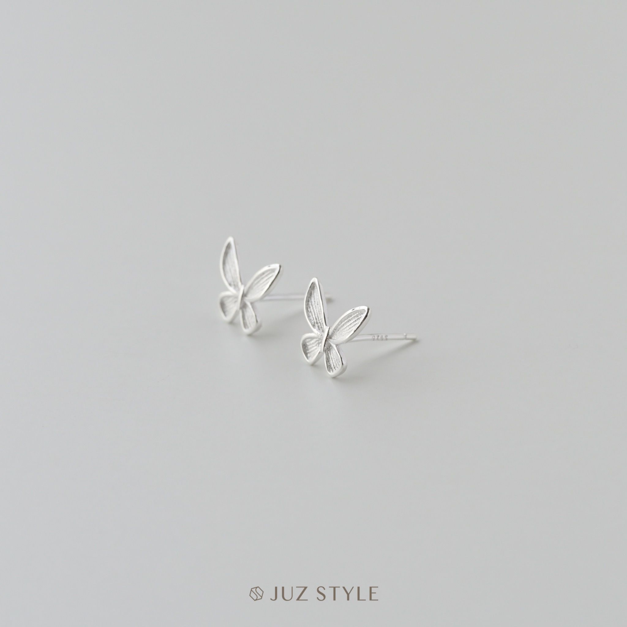  Bông tai bạc Butterfly 