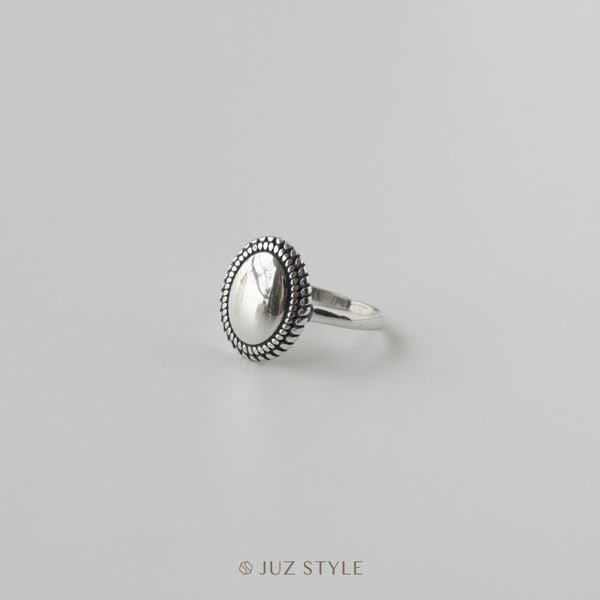  Nhẫn bạc Vintage Oval 
